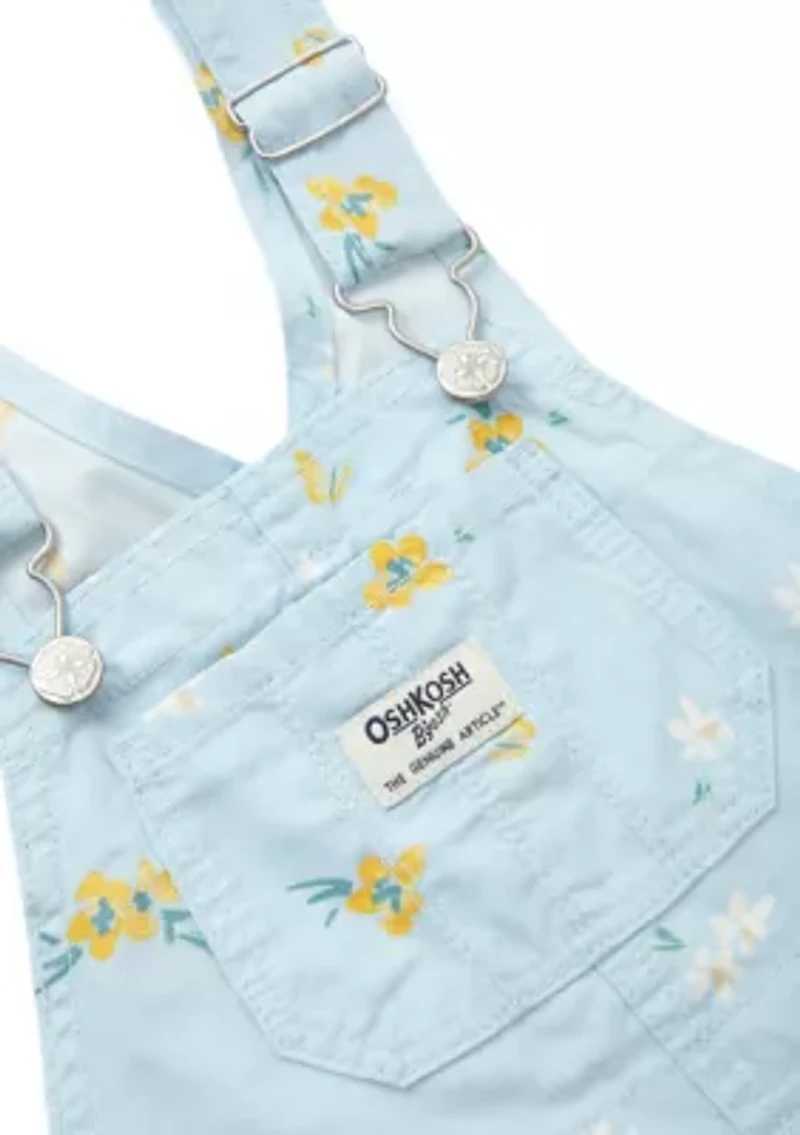 Toddler Girls Woven Shortall
