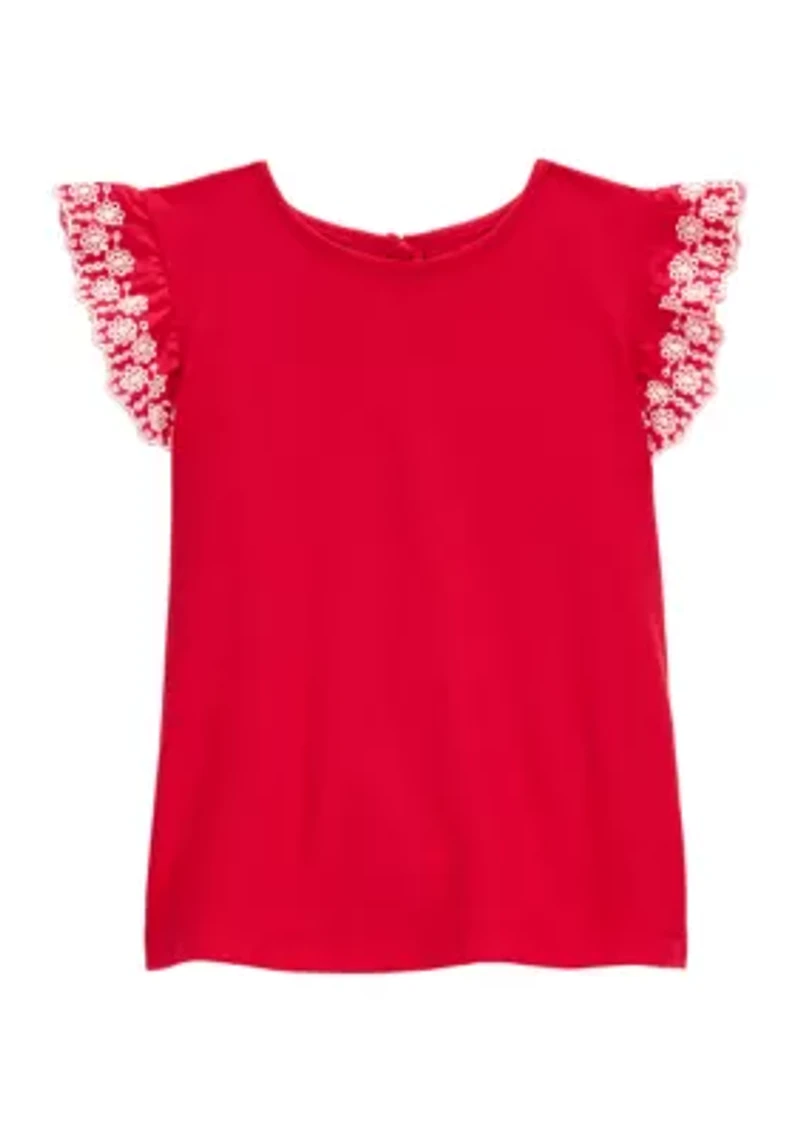 Baby Girls Eyelet Top