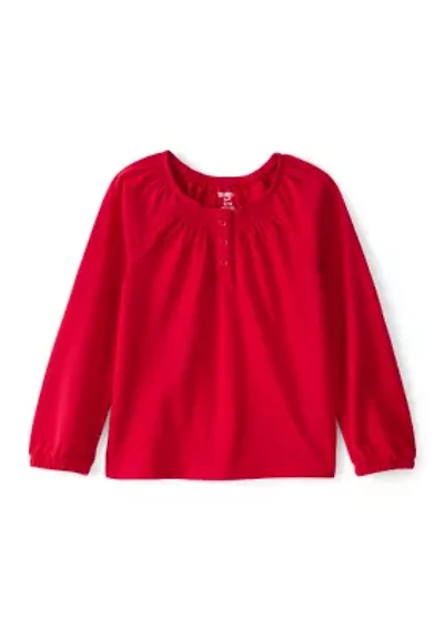 Toddler  Girls Long Sleeve Knit Top
