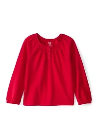 Toddler  Girls Long Sleeve Knit Top