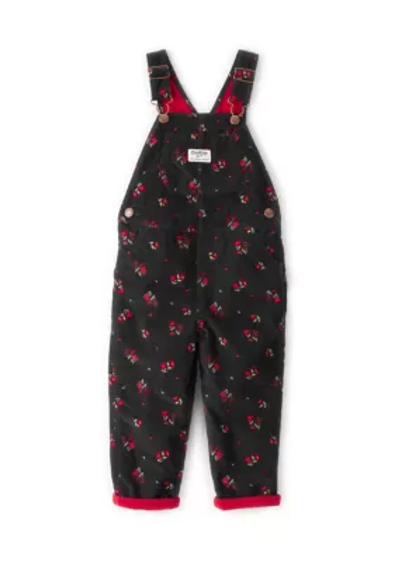 Toddler Girls Printed Coverall