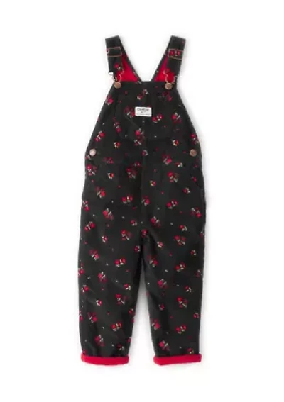 Toddler Girls Printed Coverall