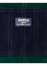 Toddler Boys Corduroy Sleeveless Overalls
