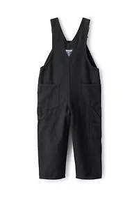Toddler Boys Herringbone Cotton Sleeveless Overalls