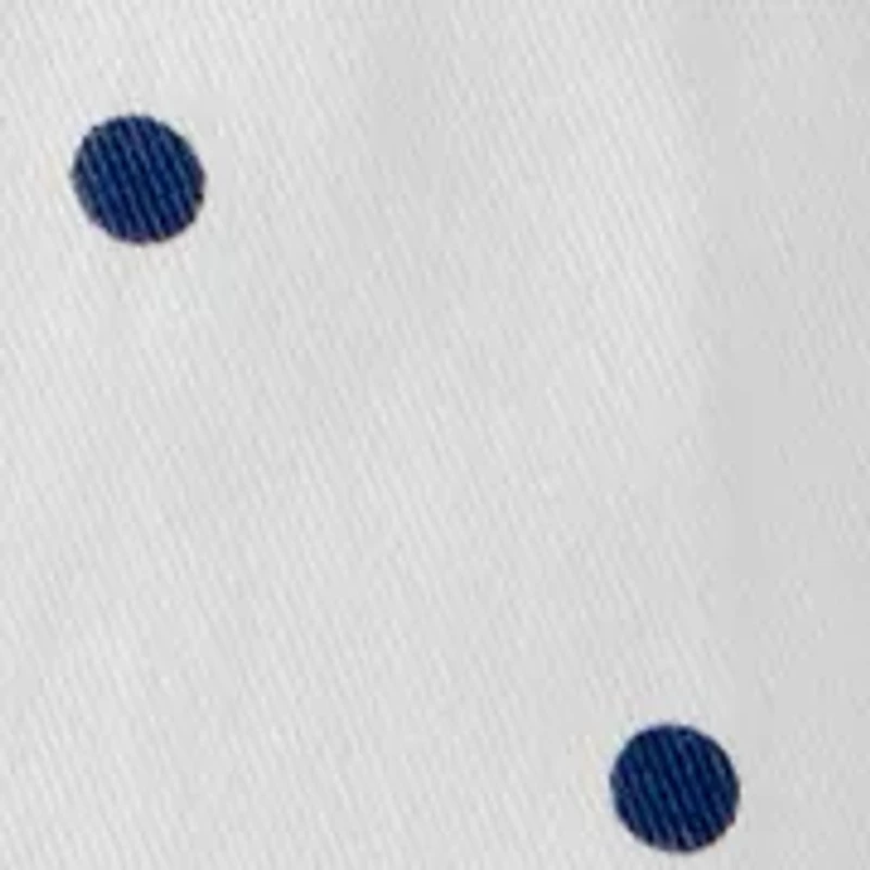 Baby Girls Polka Dot Shortall