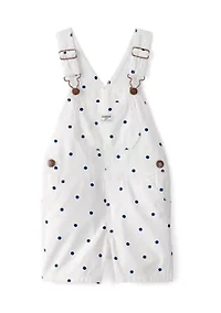 Baby Girls Polka Dot Shortall