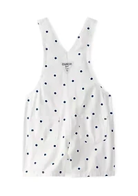 Baby Girls Polka Dot Shortall