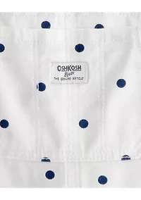 Baby Girls Polka Dot Shortall