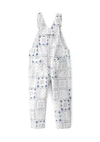 Toddler Girls Printed Overalls