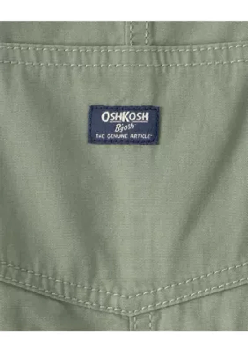 Toddler Girls Canvas Shortall