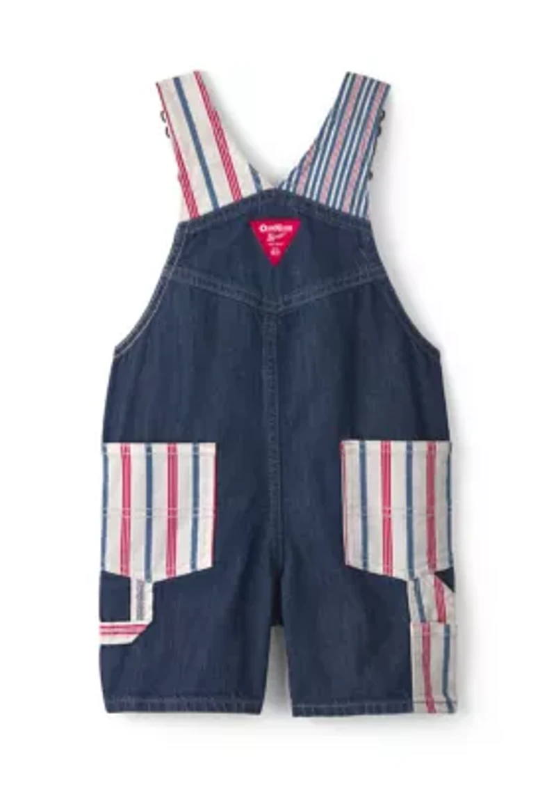Toddler Boys Spliced Shortall