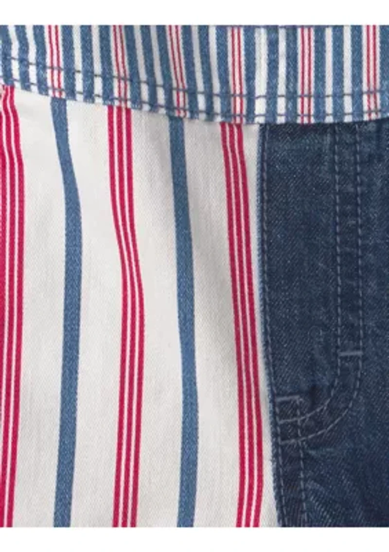 Toddler Boys Spliced Shortall