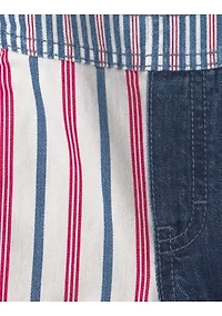 Toddler Boys Spliced Shortall