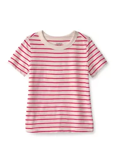 Toddler Boys Striped Knit T-Shirt
