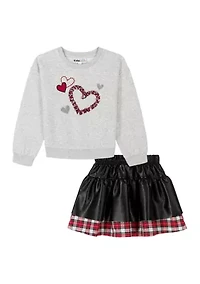 Girls Skirt Set