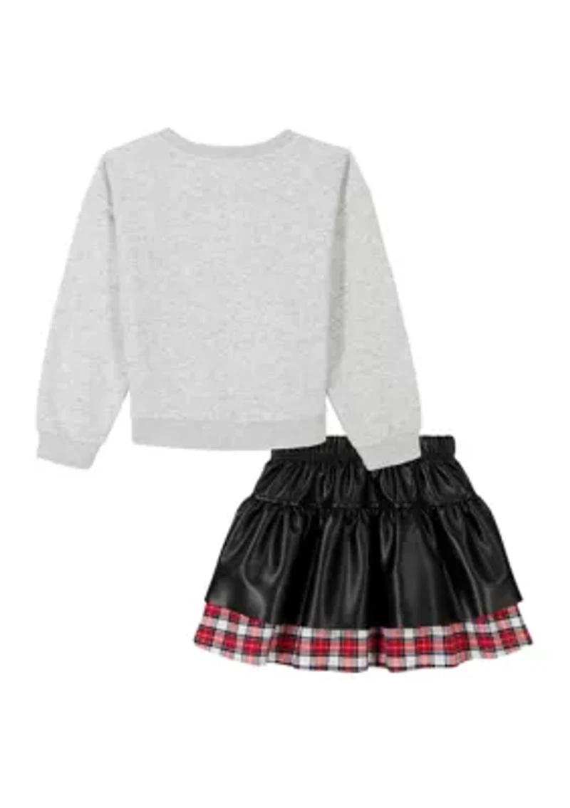 Girls Skirt Set
