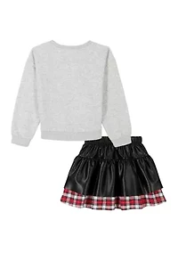 Girls Skirt Set