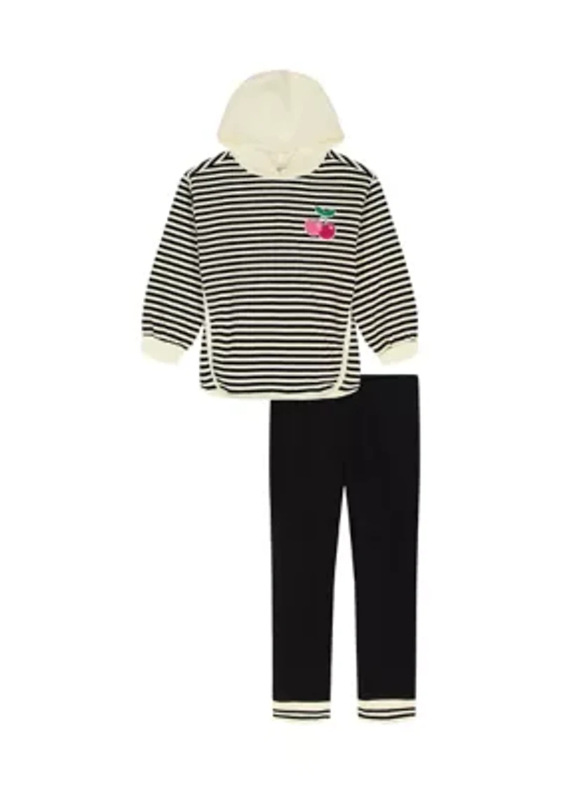 Toddler Girls Two Piece Printed Top and Legging Set