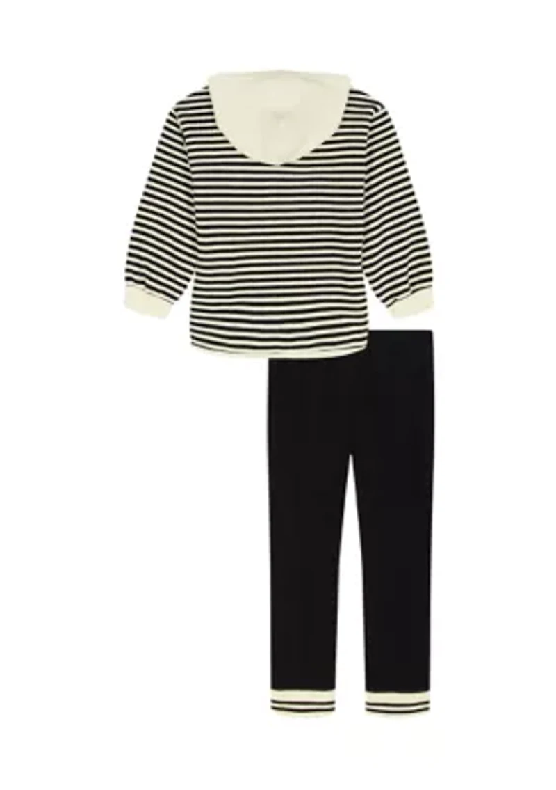 Toddler Girls Two Piece Printed Top and Legging Set