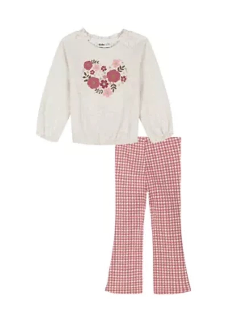 Baby Girls Flower Graphic Set