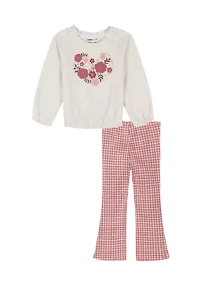 Baby Girls Flower Graphic Set