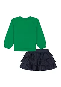 Baby Girls Superstar Sweatshirt and Skirt Set
