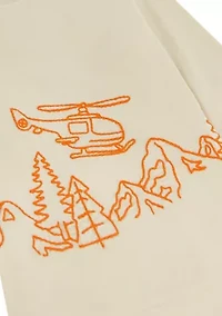 Toddler Girls Graphic Knit Top and Pants Set