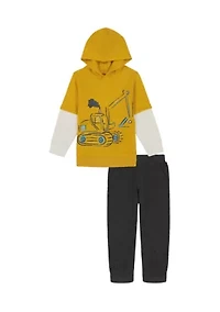Toddler Boys Fleece Jogger Set
