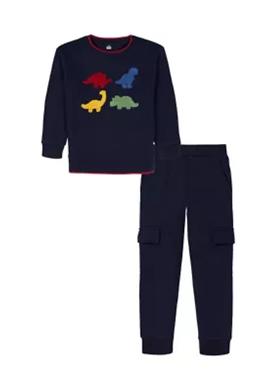 Baby Boys 2-Piece Fleece Jogger Set