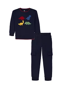 Baby Boys 2-Piece Fleece Jogger Set