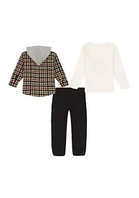 Baby Boys 3-Piece Shacket Set