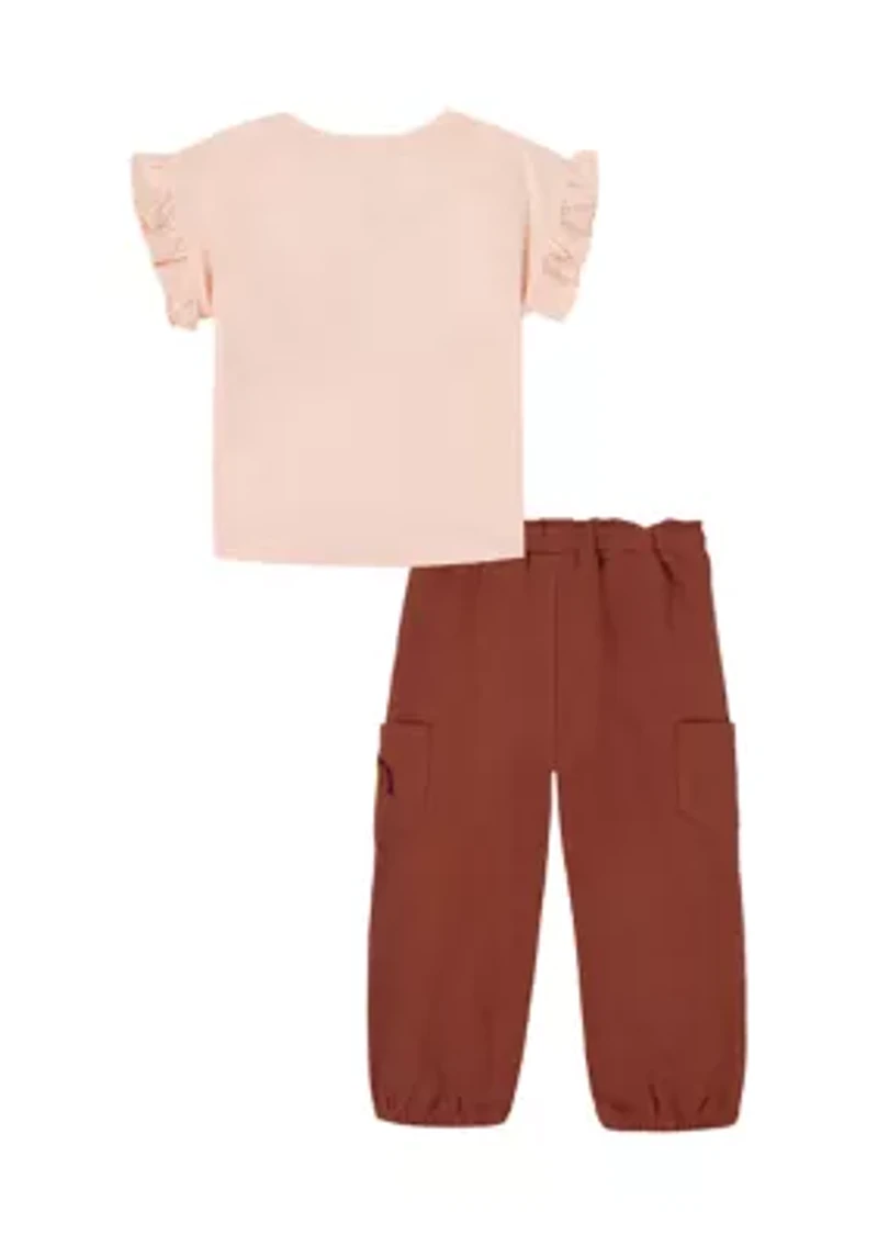 Baby Girls Two Piece Jogger Set