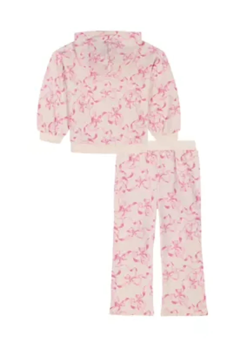 Baby Girls Fleece Jogger Set