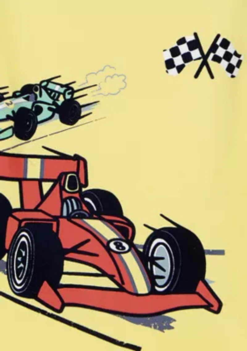 Baby Boys Racecar Graphic Set