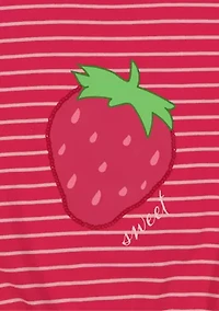 Toddler Girls Strawberry Gauze Jogger Set