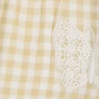 Baby Girls Gingham Printed Top and Leggings Set