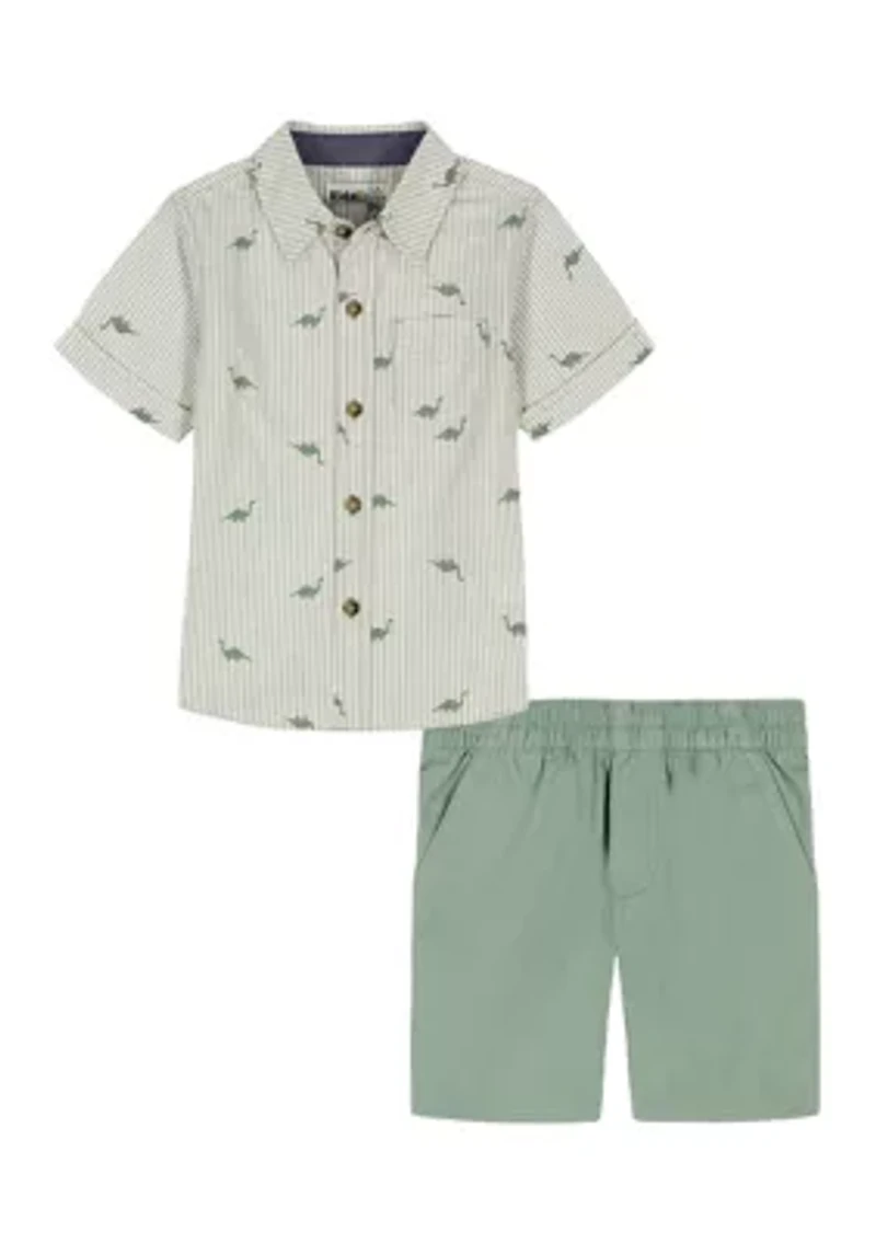 Baby Boys Shirt and Shorts Set