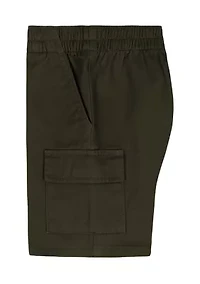 Toddler Boys Woven Shirt and Shorts Set