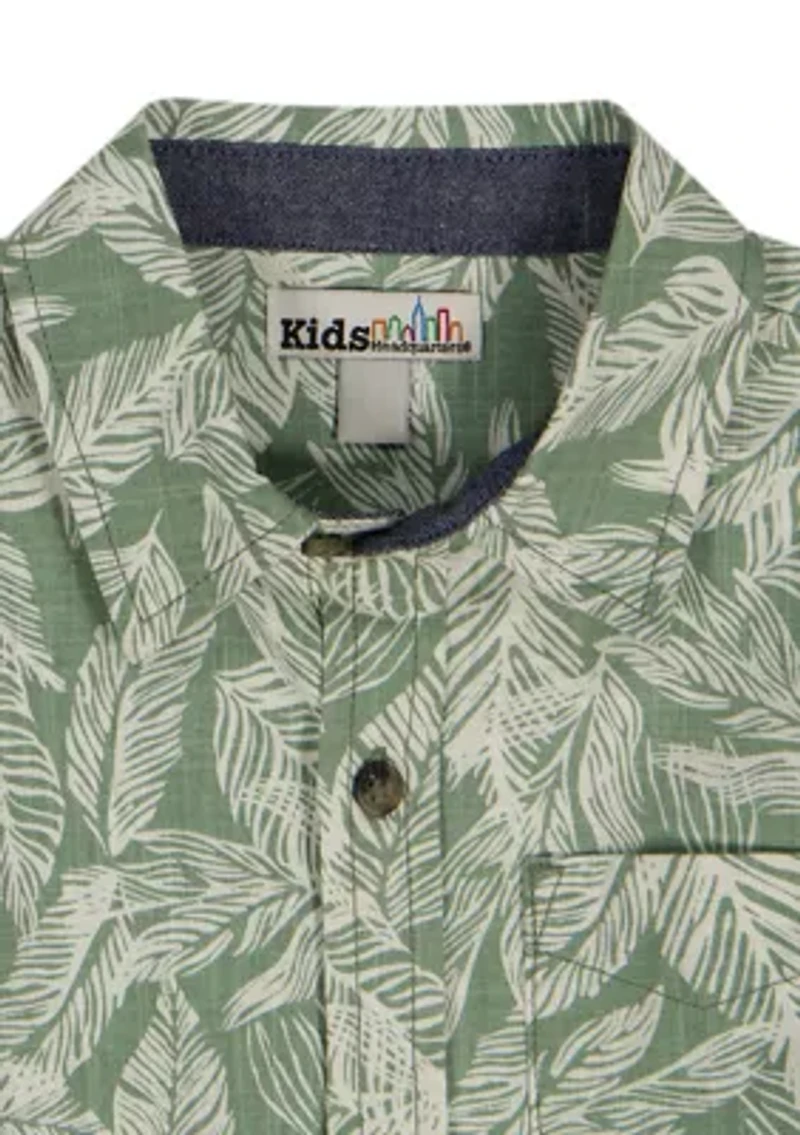 Baby Boys Shirt and Cargo Pants Set