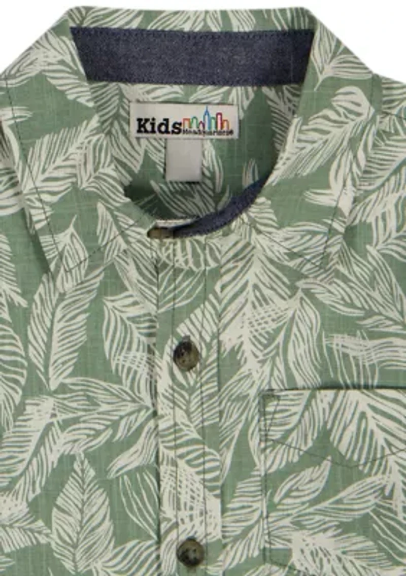 Toddler Boys 2 Piece Woven Shorts Set