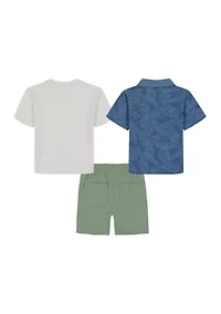 Baby Boys Shirts and Shorts Set