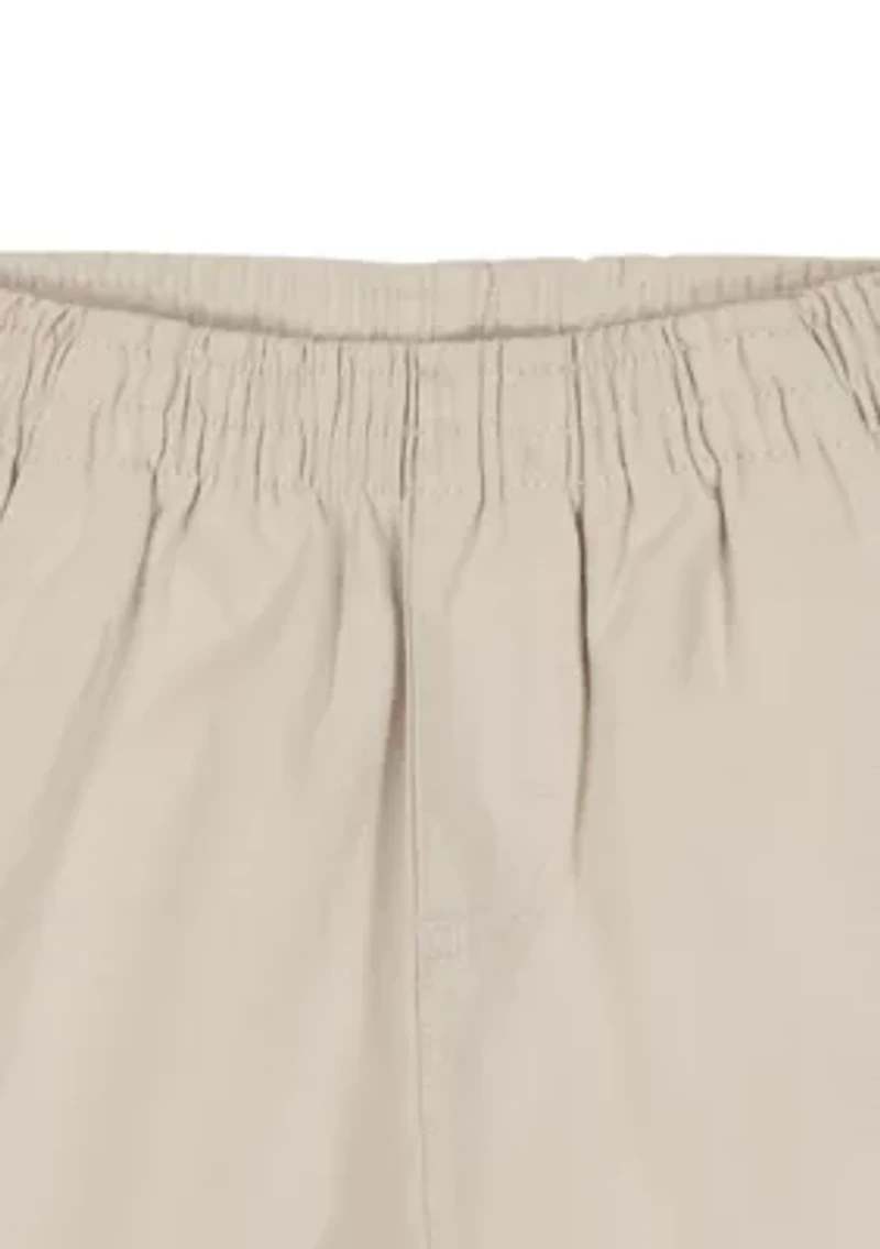 Baby Boys 3 Piece Woven Shirt Shorts Set