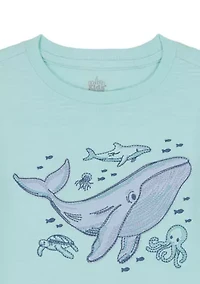 Toddler Boys 2-Piece Shirt and Shorts Set