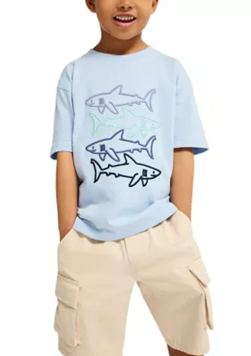 Toddler Boys 2 Piece Shirt and Shorts Set
