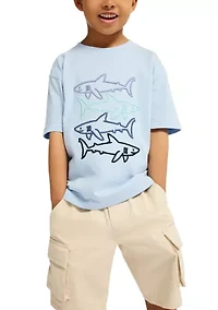 Toddler Boys 2 Piece Shirt and Shorts Set