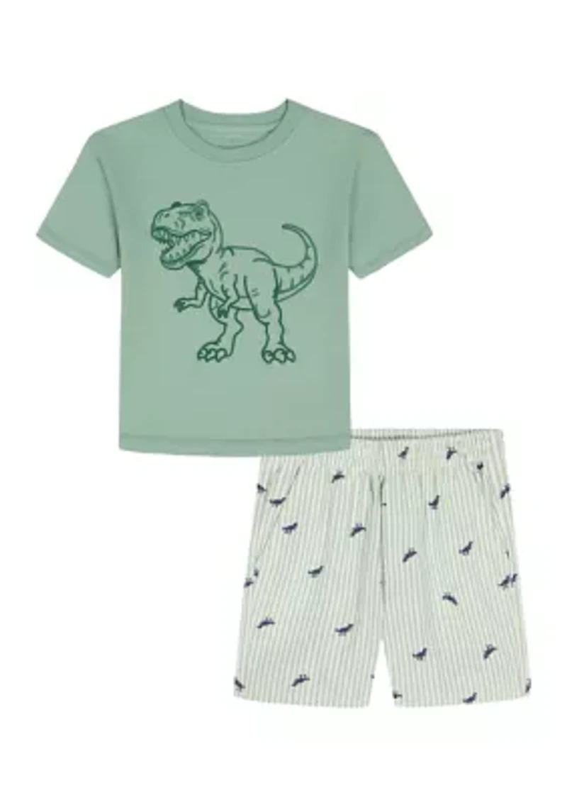 Toddler Girls 2 Piece Shirt and Shorts Set