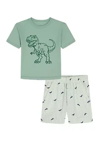 Toddler Girls 2 Piece Shirt and Shorts Set