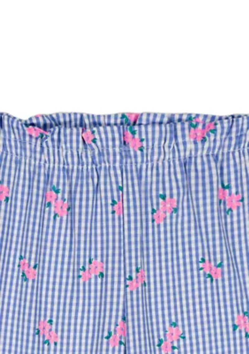 Toddler Girls Woven Pants Set