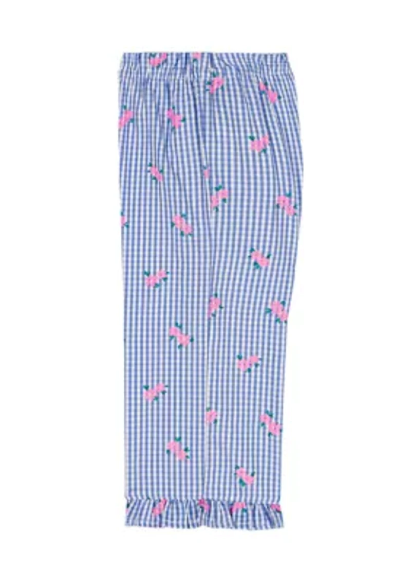 Toddler Girls Woven Pants Set