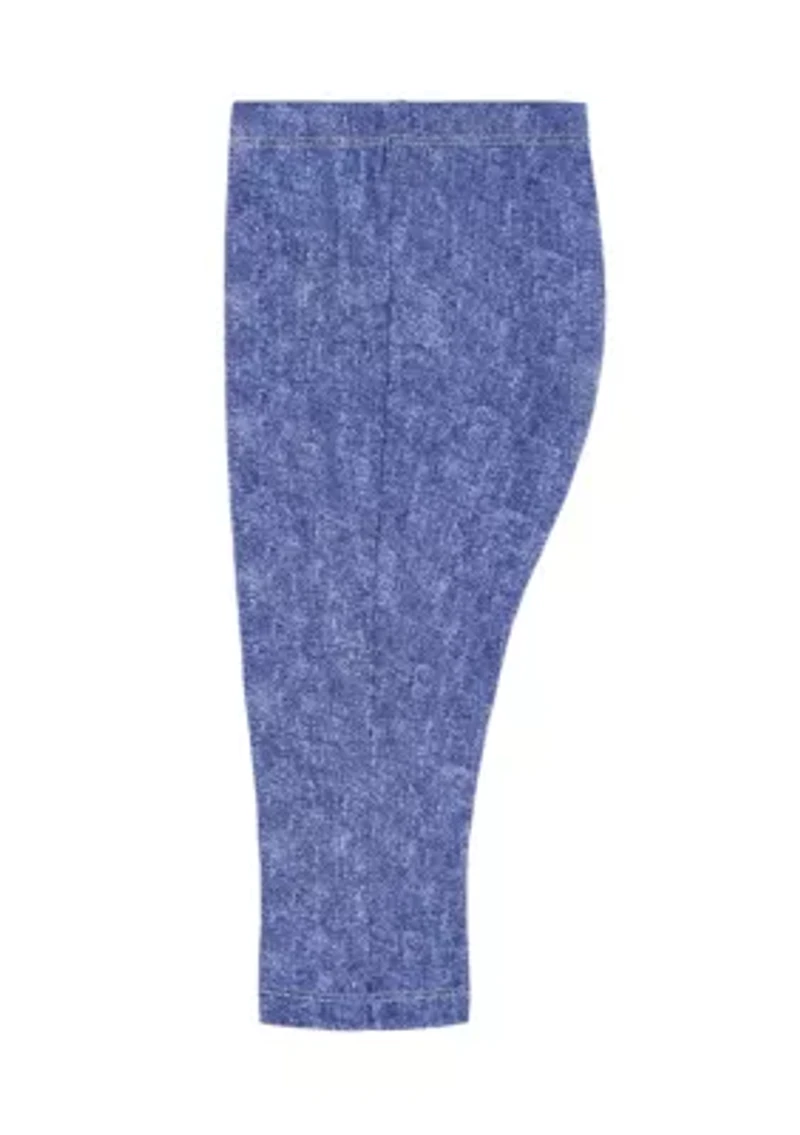 Toddler Girls Puff Sleeve Top and Leggings Set